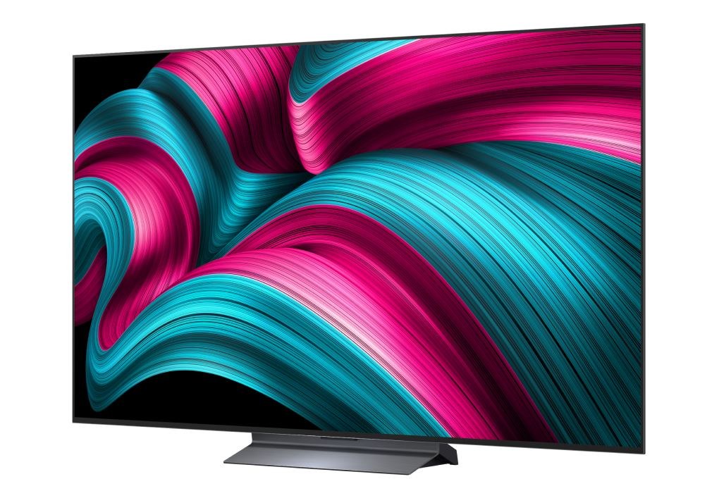 Thiết kế mỏng và chân đế của tivi LG OLED65C5PSA