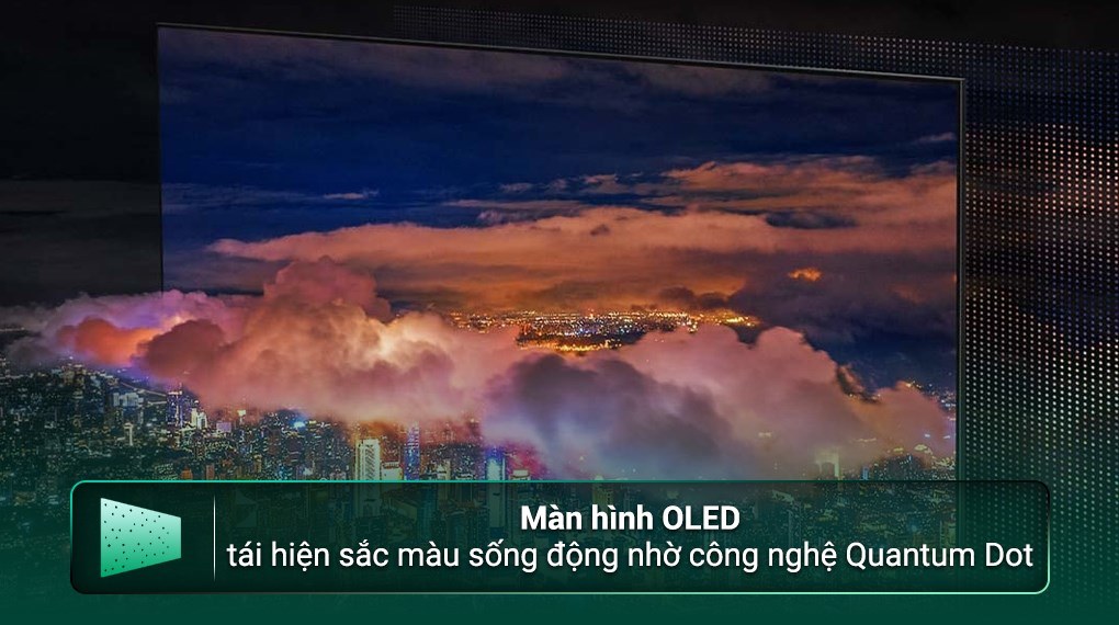 Samsung QA65S95CA hiển thị màu sắc QD-OLED rực rỡ