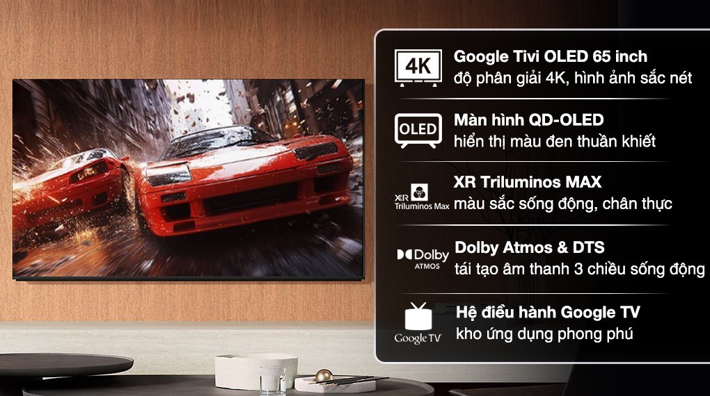 Đánh Giá Sony K-65XR80M2: QD-OLED Bravia 8 II 65 Inch