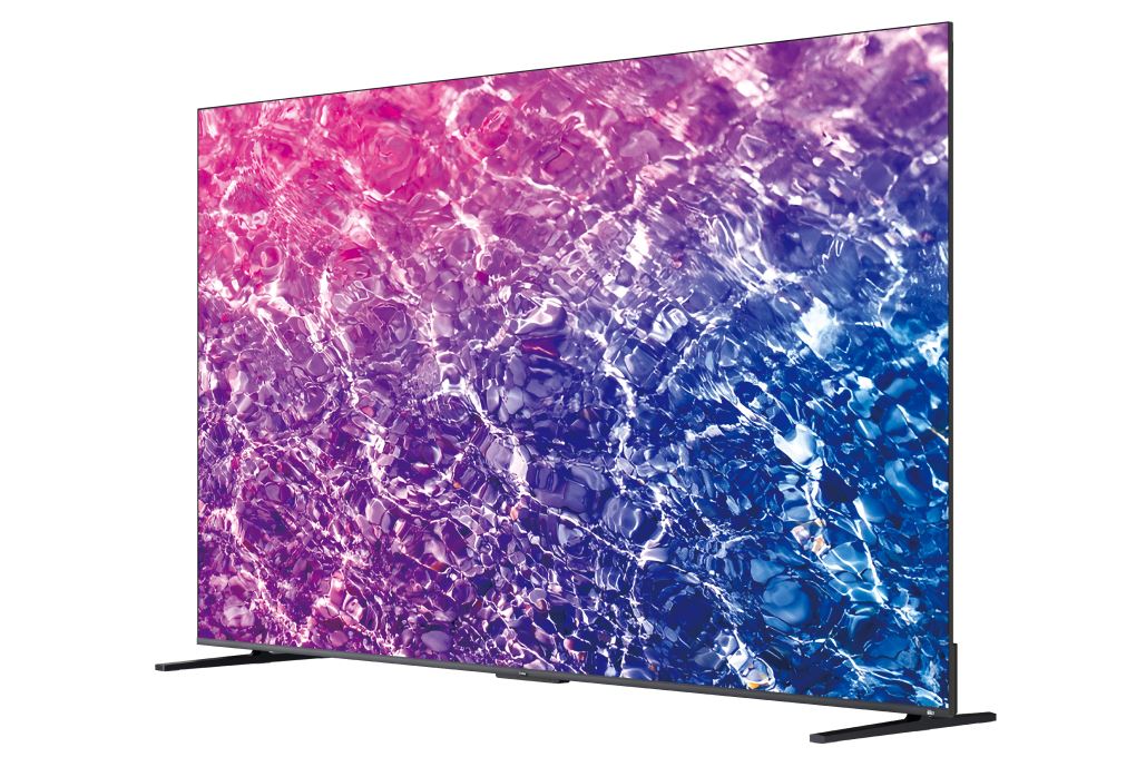 Haier H100M96GUX 100 inch góc nghiêng phải — QD-Mini LED 4K rực rỡ sắc nét