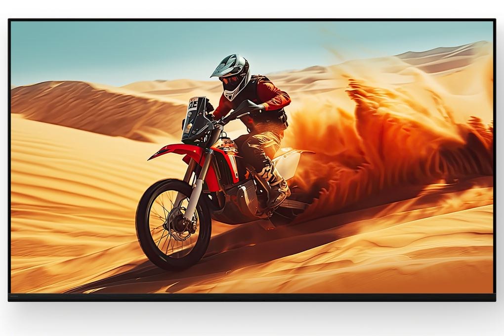 Thiết kế mỏng và cổng kết nối HDMI của tivi Sony K-55S25VM2