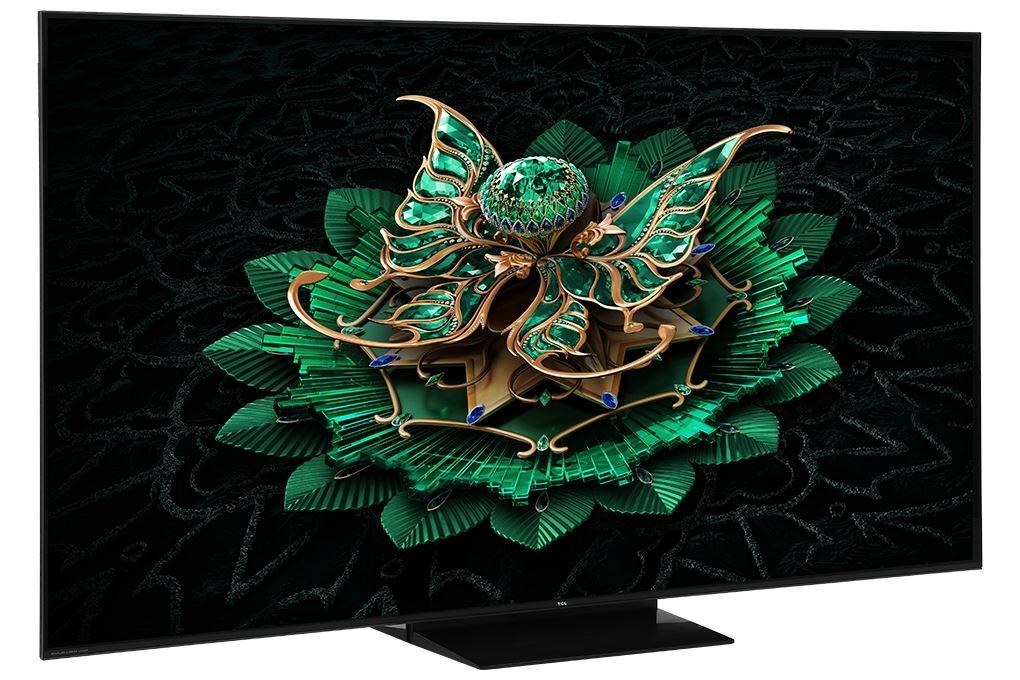 TCL 65P6K - hình 3 Thiết kế viền kim loại mỏng và chân đế của TCL 65P6K